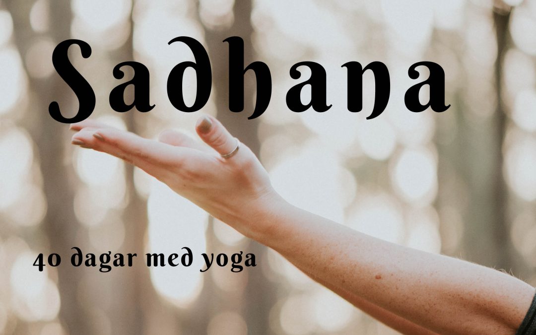 SADHANA – 40 dagar med yoga 25/1 2020